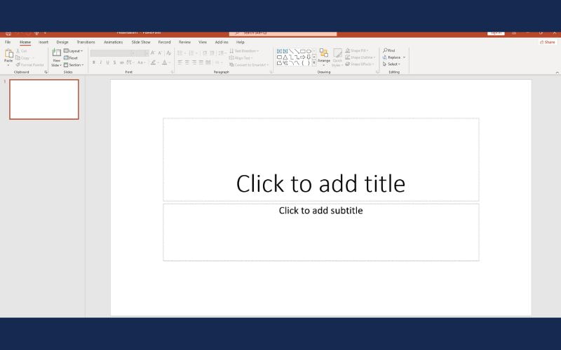 Mở PowerPoint và chọn phong cách thiết kế phù hợp